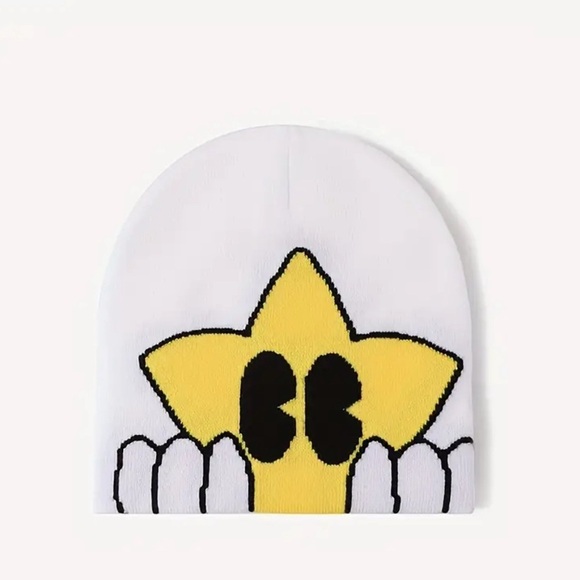 American Apparel Other - White Star Beanie NWT